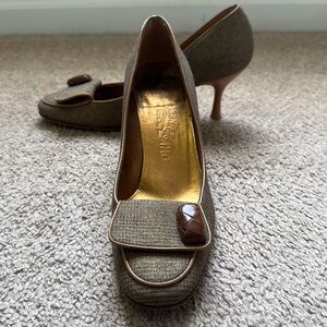 Ferragamo Tweed Heels